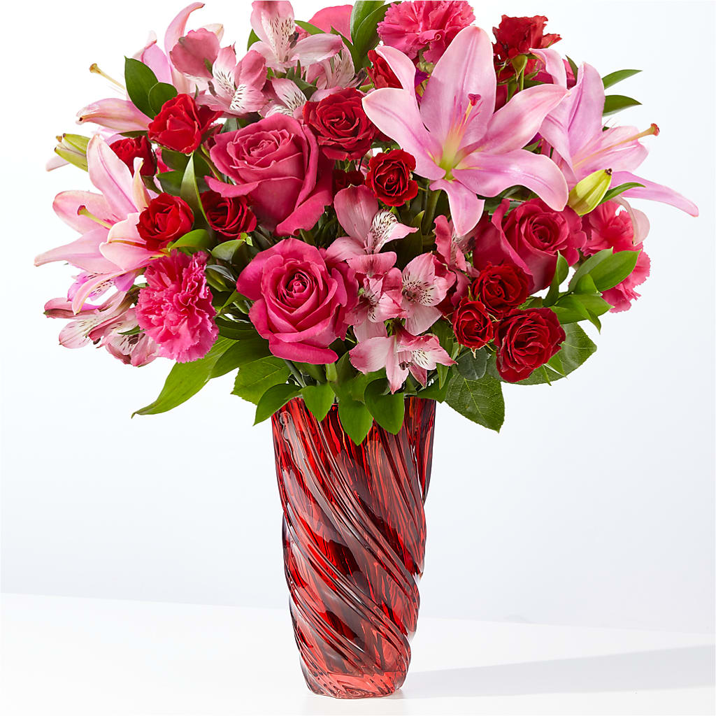 In Love Bouquet with Luxe Swirl Vase – ETHEL'S THIS AND THAT, Galeton PA