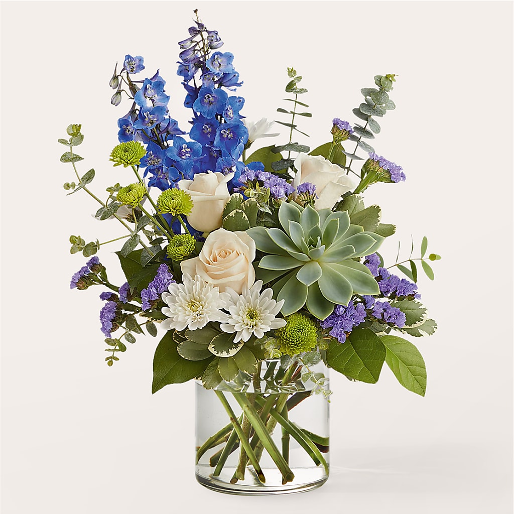 Cerulean Waves Bouquet – ETHEL'S THIS AND THAT, Galeton PA