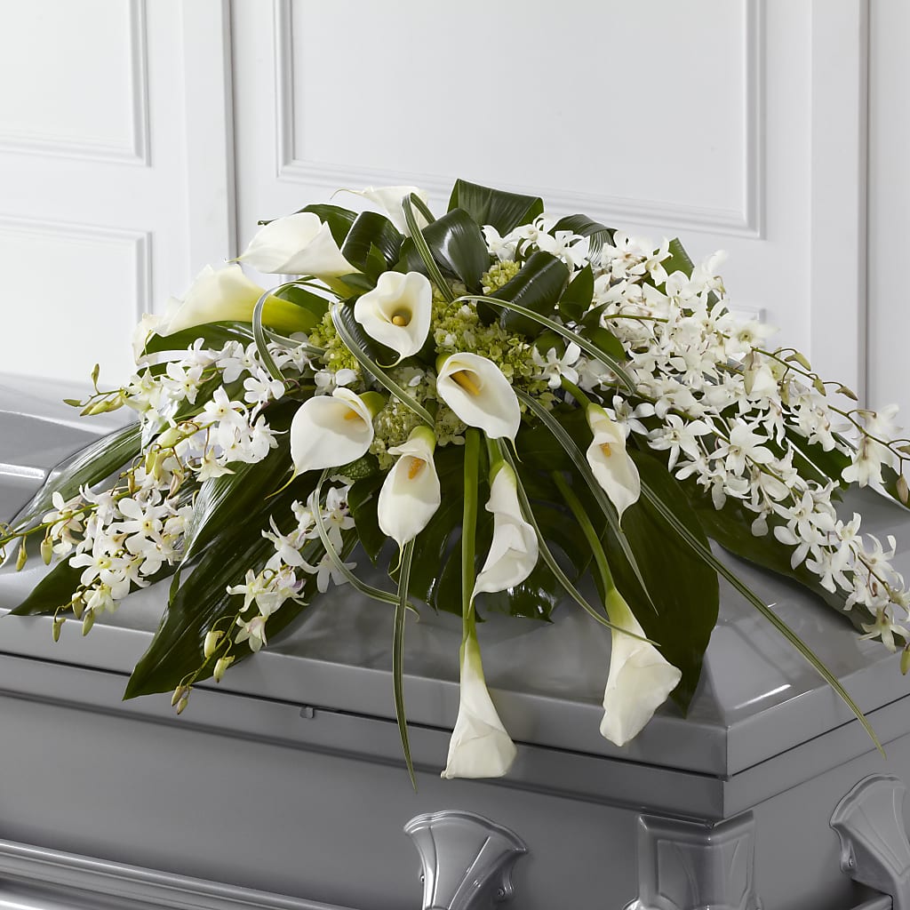 Angel Wings Casket Spray – ETHEL'S THIS AND THAT, Galeton PA