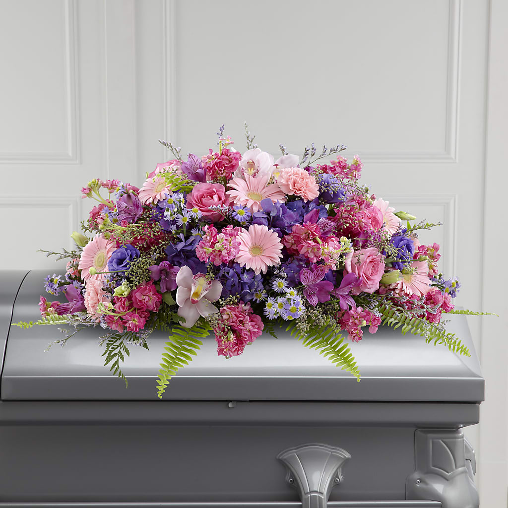 Glorious Garden Casket Spray – ETHEL'S THIS AND THAT, Galeton PA