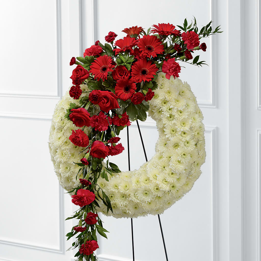 Graceful Tribute Wreath – ETHEL'S THIS AND THAT, Galeton PA