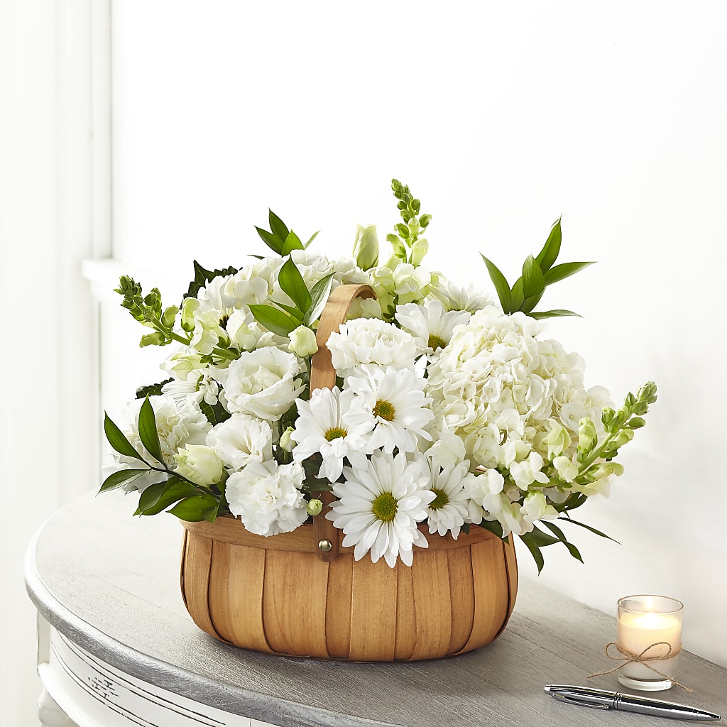 Pure Ivory Basket – ETHEL'S THIS AND THAT, Galeton PA