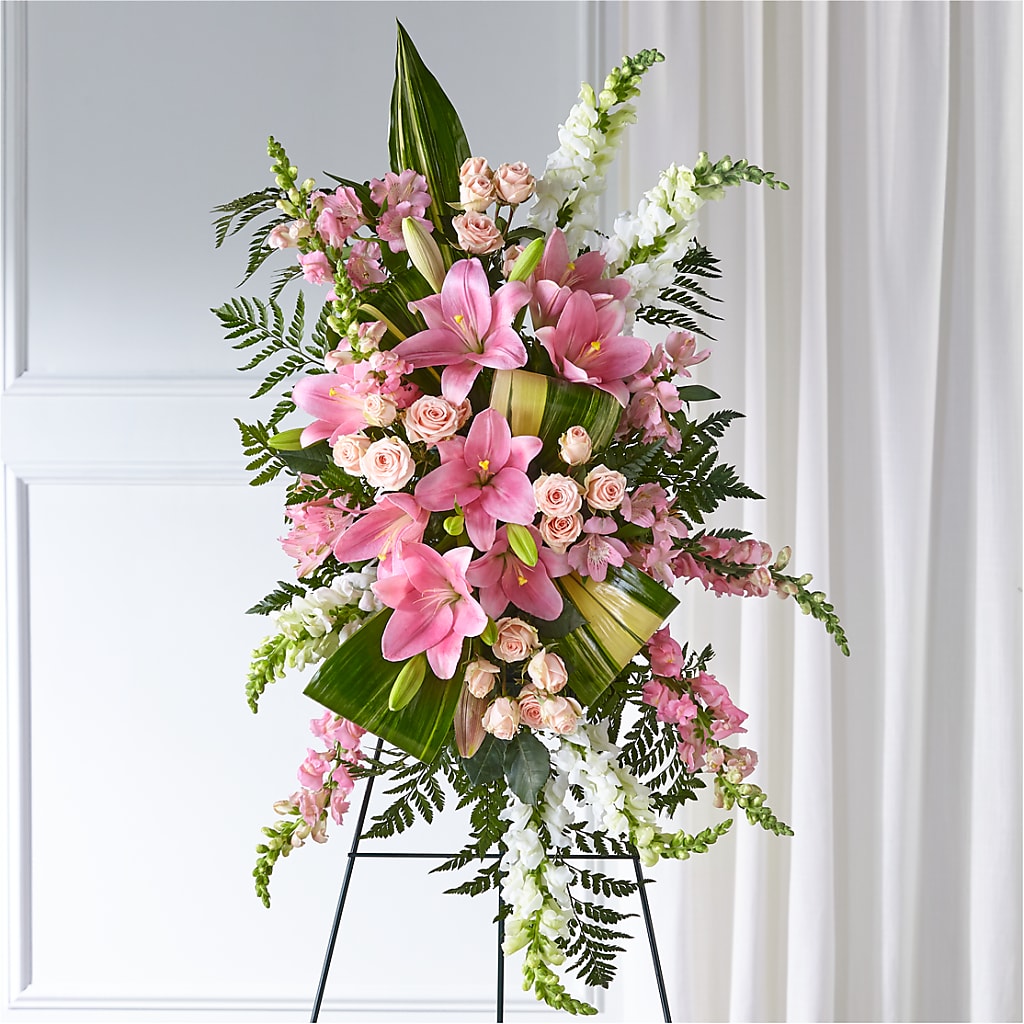 Elegant Embrace Standing Spray – ETHEL'S THIS AND THAT, Galeton PA