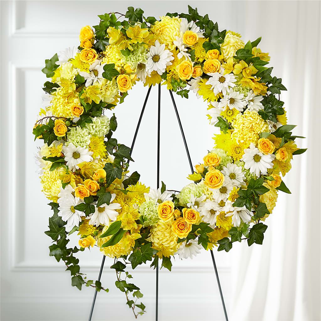 Golden Remembrance Wreath – ETHEL'S THIS AND THAT, Galeton PA