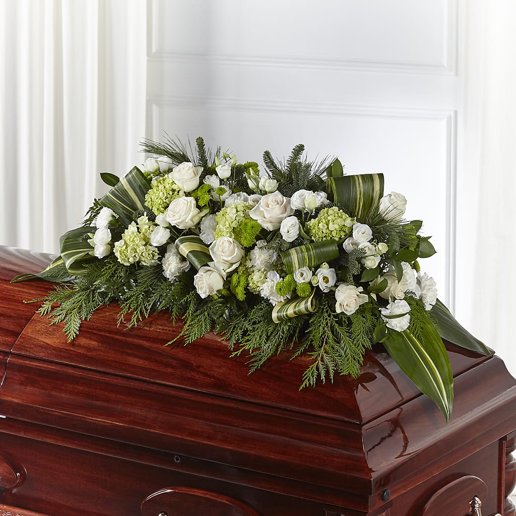 Hopeful Gesture Casket Spray – ETHEL'S THIS AND THAT, Galeton PA