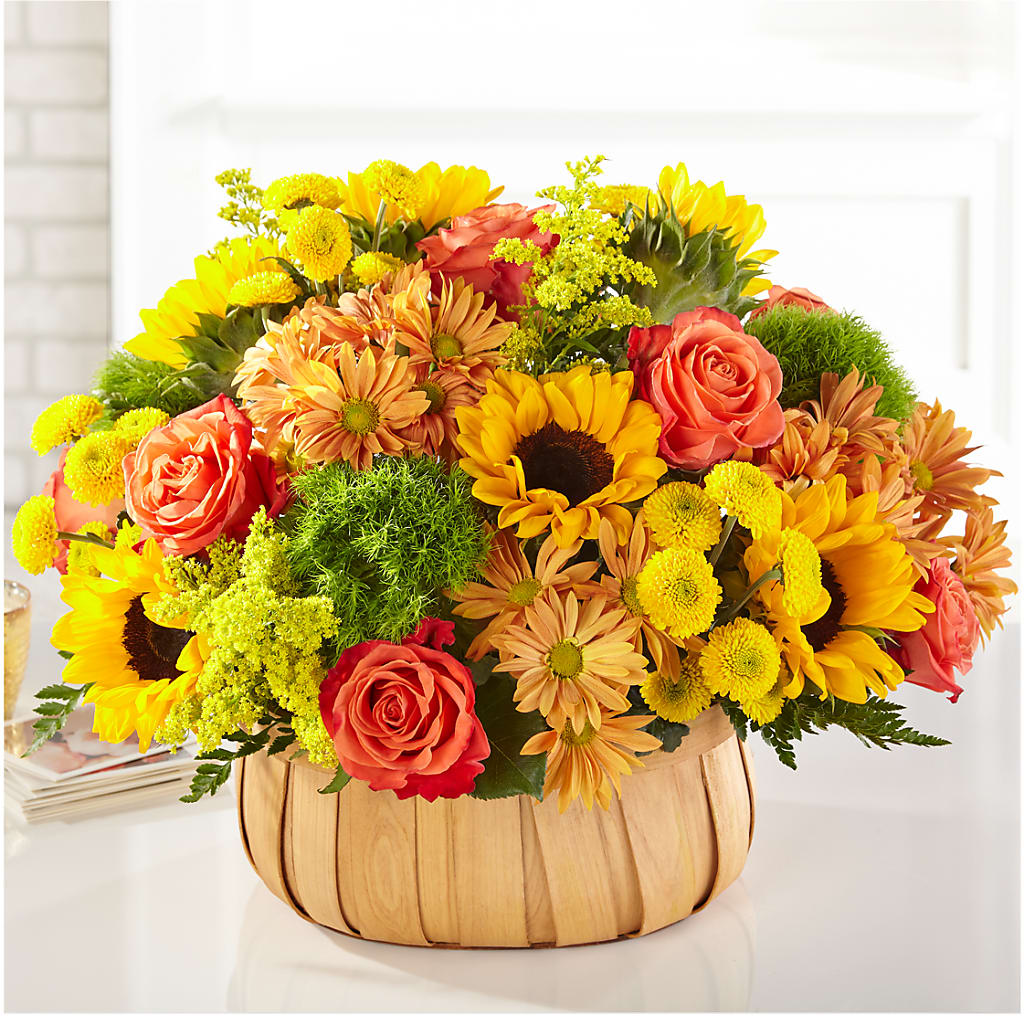 Harvest Sunflower Basket – ETHEL'S THIS AND THAT, Galeton PA