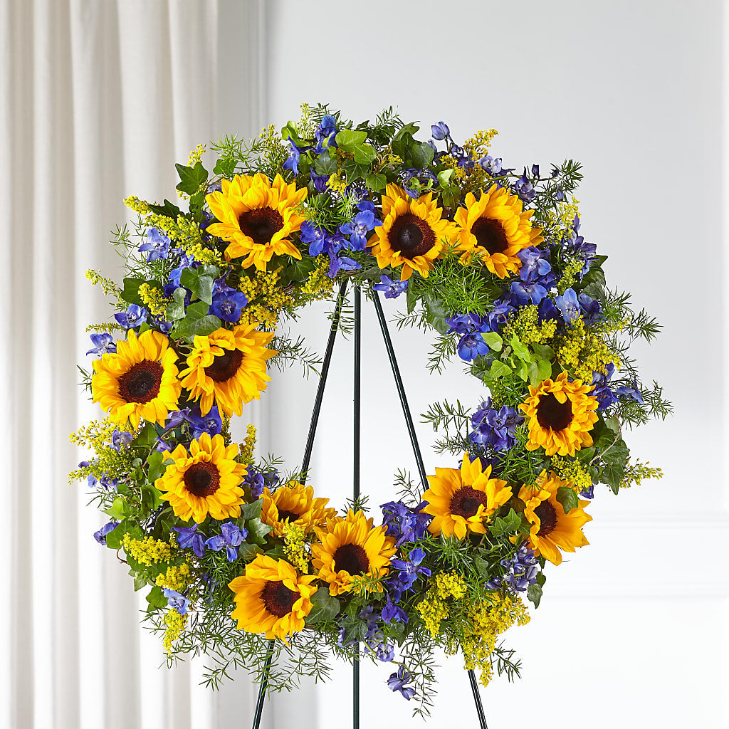 Bright Rays Wreath – ETHEL'S THIS AND THAT, Galeton PA