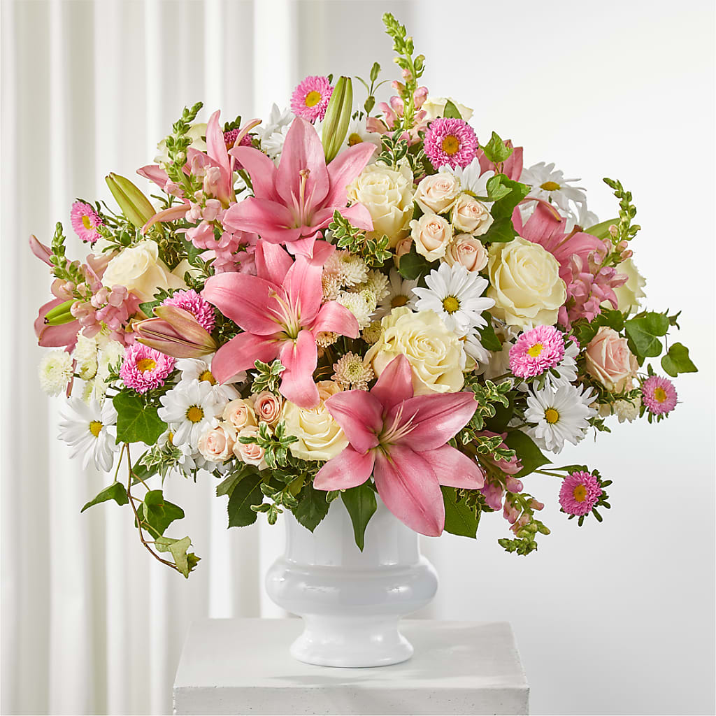 Empathetic Blooms Urn Arrangement – ETHEL'S THIS AND THAT, Galeton PA