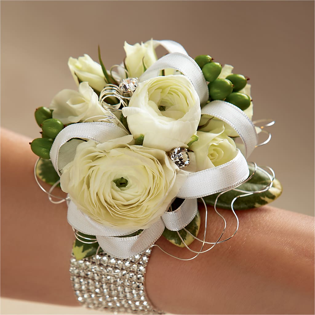 White Wedding Corsage – ETHEL'S THIS AND THAT, Galeton PA