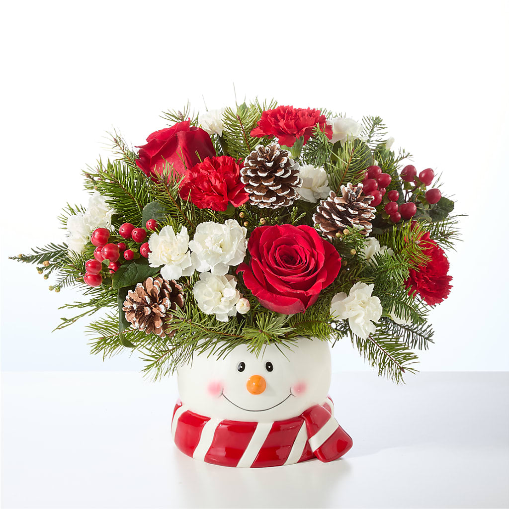 Jolly Snowman Bouquet – ETHEL'S THIS AND THAT, Galeton PA