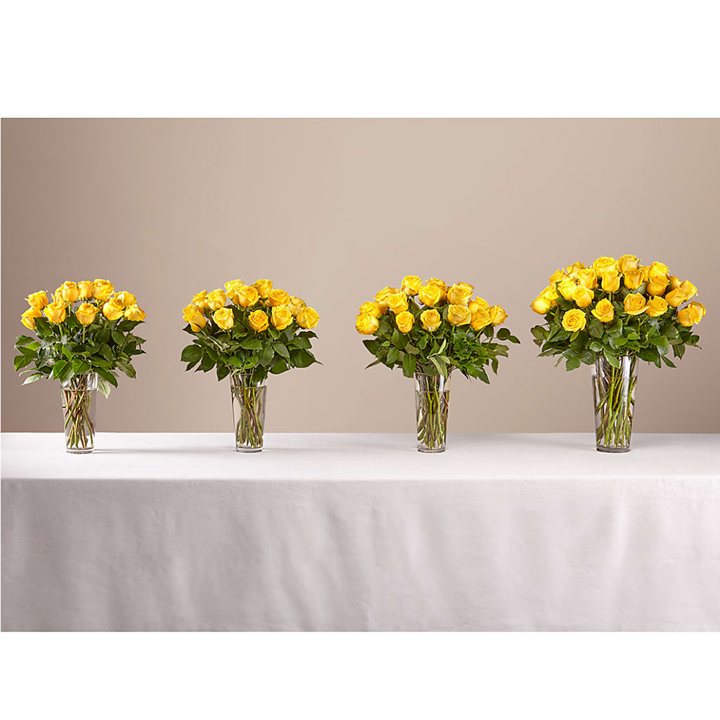 Long Stem Yellow Rose Bouquet – ETHEL'S THIS AND THAT, Galeton PA