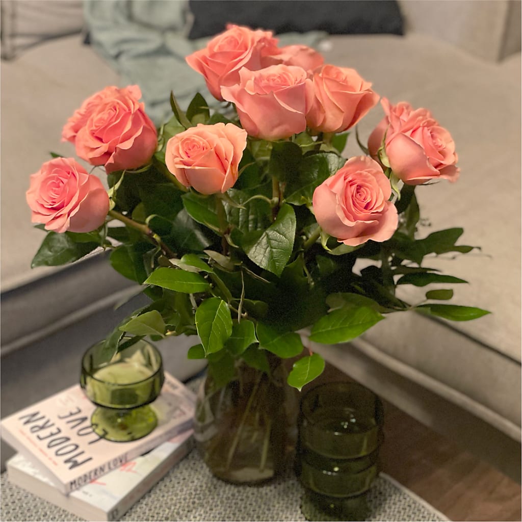 Long Stem Pink Rose Bouquet – ETHEL'S THIS AND THAT, Galeton PA
