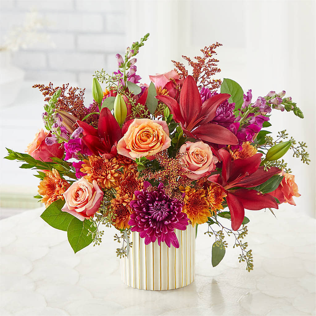 Burgundy Landscape Bouquet – ETHEL'S THIS AND THAT, Galeton PA