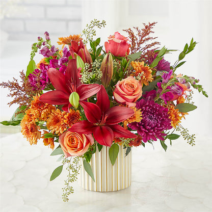 Burgundy Landscape Bouquet – ETHEL'S THIS AND THAT, Galeton PA