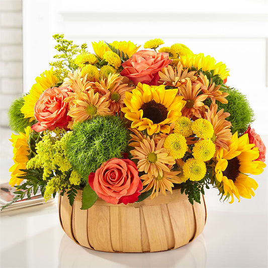 Harvest Sunflower Basket – ETHEL'S THIS AND THAT, Galeton PA