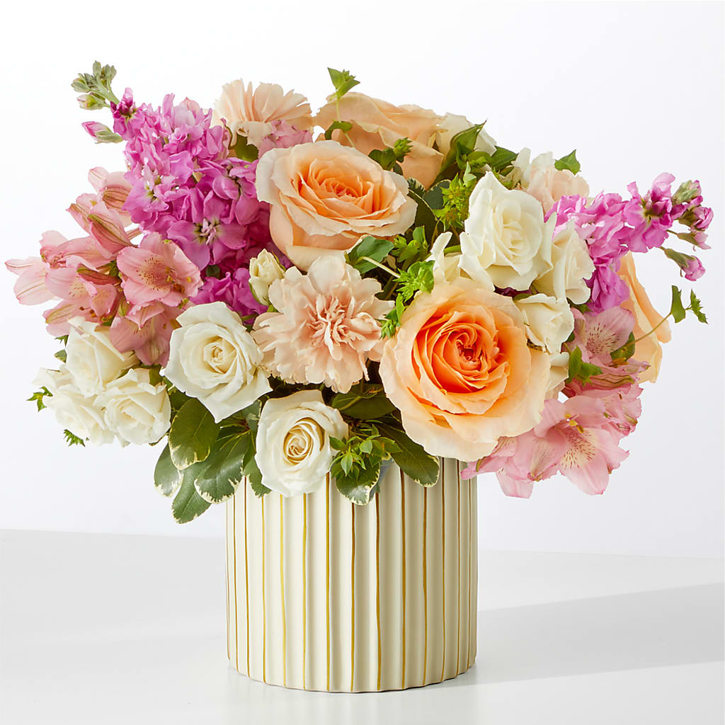 Paradise Bouquet with Ivory Vase – ETHEL'S THIS AND THAT, Galeton PA