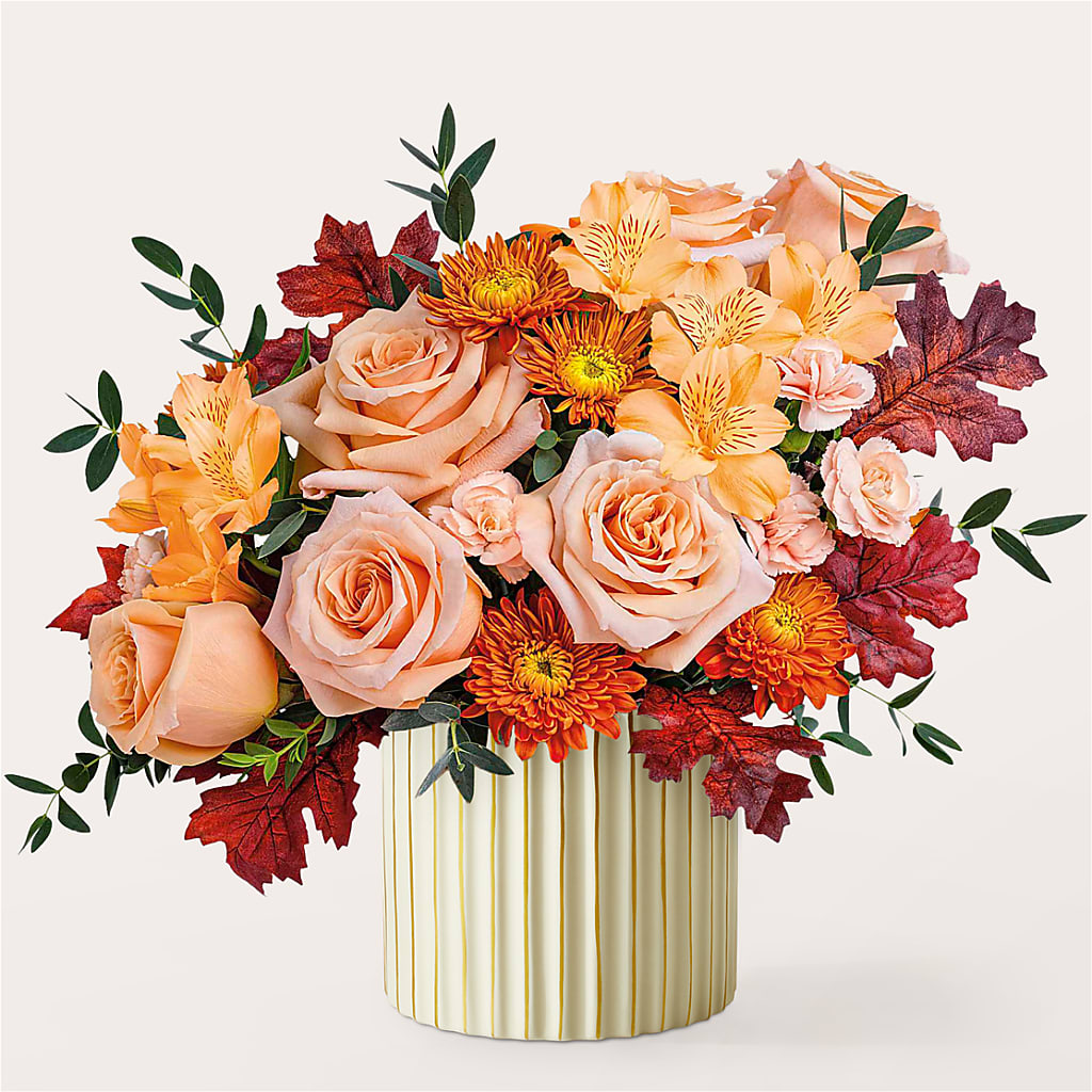 Spiced Latte Bouquet with Ivory Vase – ETHEL'S THIS AND THAT, Galeton PA