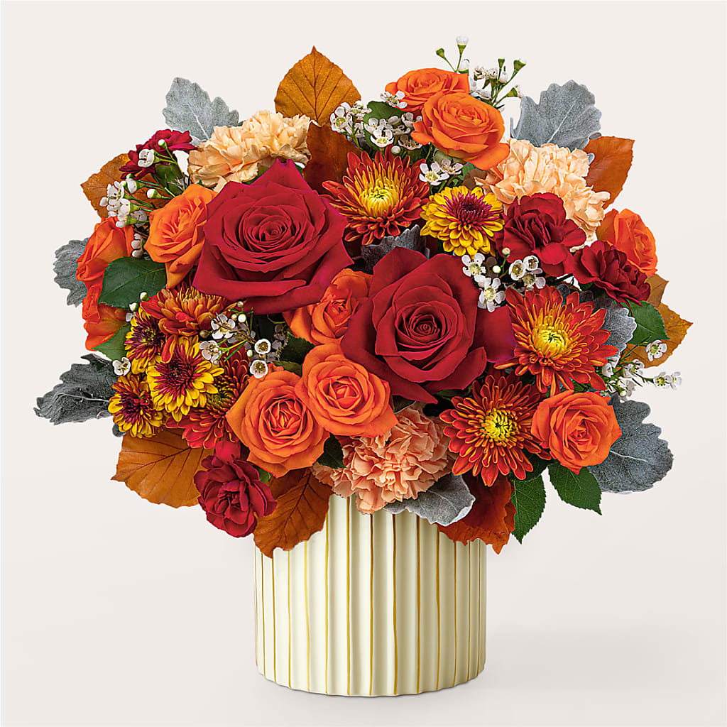 Merlot Bouquet with Ivory Vase – ETHEL'S THIS AND THAT, Galeton PA