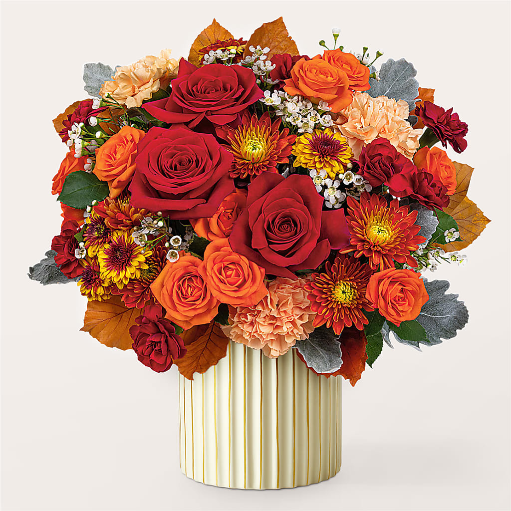 Merlot Bouquet with Ivory Vase – ETHEL'S THIS AND THAT, Galeton PA