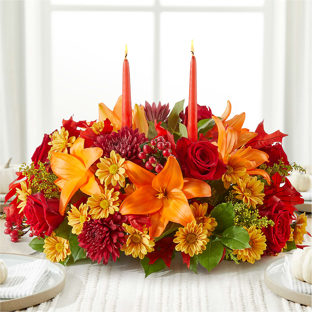 Autumn's Embrace Centerpiece – ETHEL'S THIS AND THAT, Galeton PA